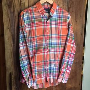 Polo Ralph Lauren button-down plaid shirt
